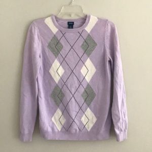 ⭐️3/$20 IZOD xs argyle sweater